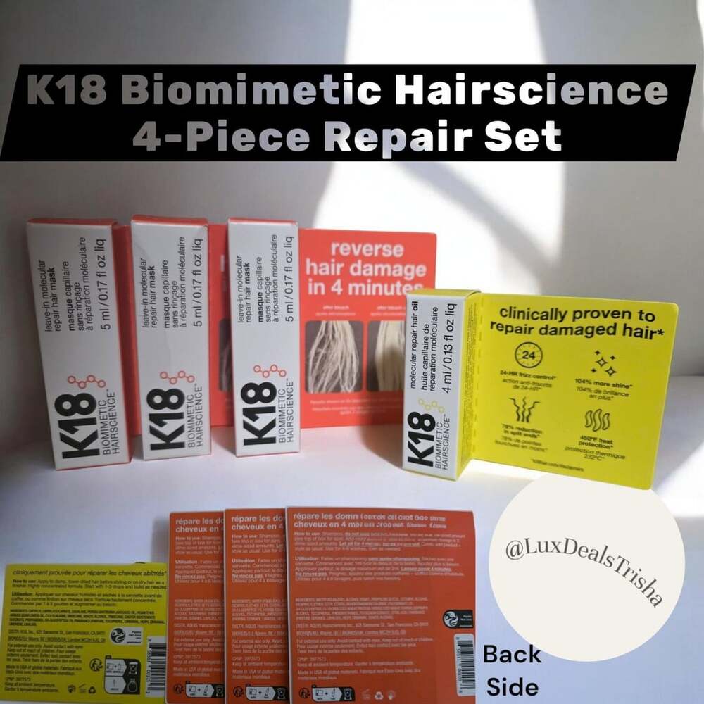 K18 Biomimetic Hairscience 4-Piece Repair Set